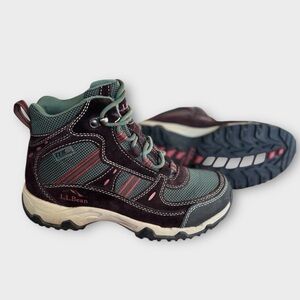 L.L. Bean Women’s Green Tec 2.5 Trail Waterproof Hiking Boots Size 6
